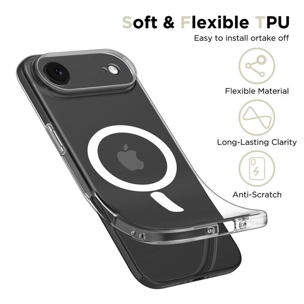 Tech-Protect FlexAir MagSafe Case for iPhone 17 Air - Clear 2