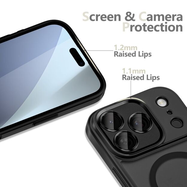 Tech-Protect MagCam MagSafe Case for iPhone 17 Pro - Matte Black 3