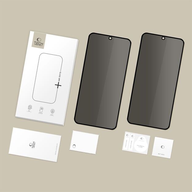 Tech-Protect Glass Spy+ 2-pack privacy glass for Samsung Galaxy S25 FE 6