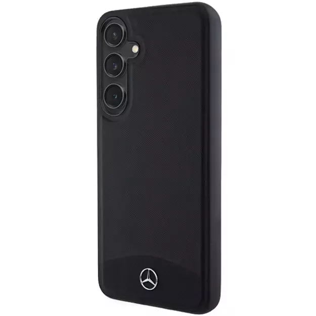 Mercedes Leather Textured &amp  Plain MagSafe case for Samsung Galaxy S24 - black 1