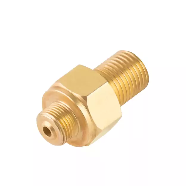 Reduction connection to a tourist gas cylinder G 3/8  L - 7/16  hose 1.5 m 12