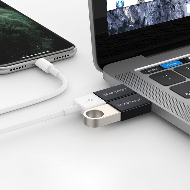 Wozinsky W10GY1S USB-C - USB-A 3.2 10Gb/s Adapter - Black 7
