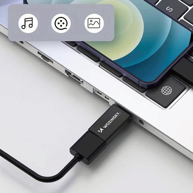 Wozinsky W10GY1S USB-C - USB-A 3.2 10Gb/s Adapter - Black 6