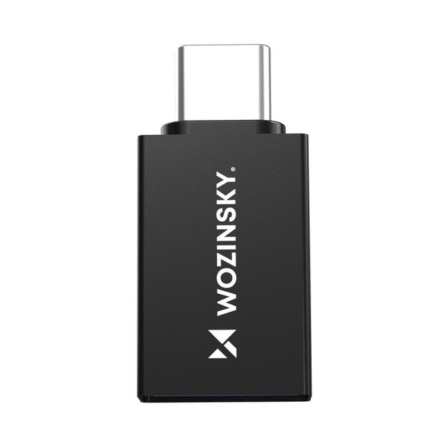 Wozinsky W10GY1S USB-C - USB-A 3.2 10Gb/s Adapter - Black 2