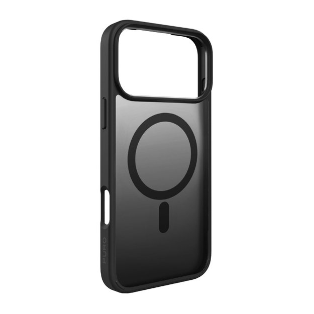 Puro Gradient TPU Case Compatible with MagSafe for iPhone 17 Pro Max - Black