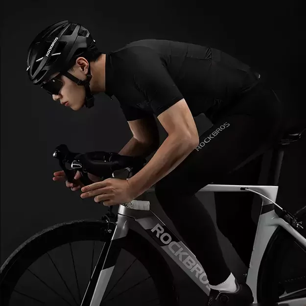 Rockbros 15120002002 short sleeve cycling jersey M - black 18