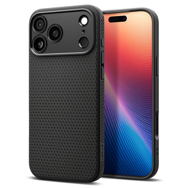 Spigen Liquid Air Case for iPhone 17 Pro - Matte Black