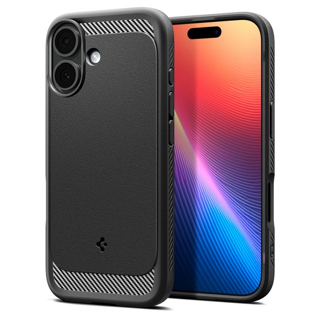 Spigen Rugged Armor Mag MagSafe Case for iPhone 17 - Matte Black