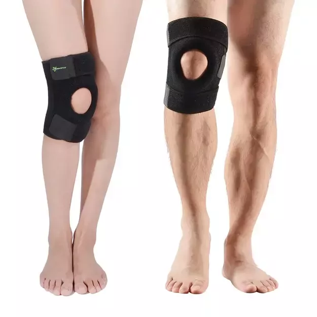 Rockbros LF1106L sports protector for patella and knee joint, size L - black 6