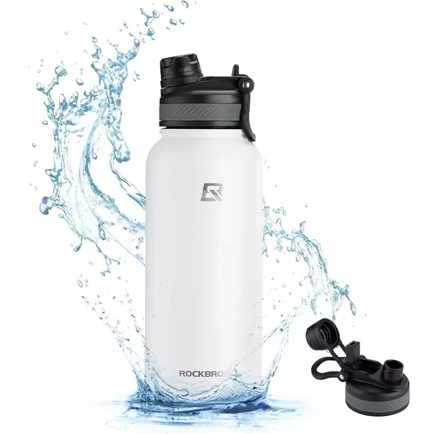 Rockbros 35210029005 thermal bicycle bottle for drinks 550 ml - white 19