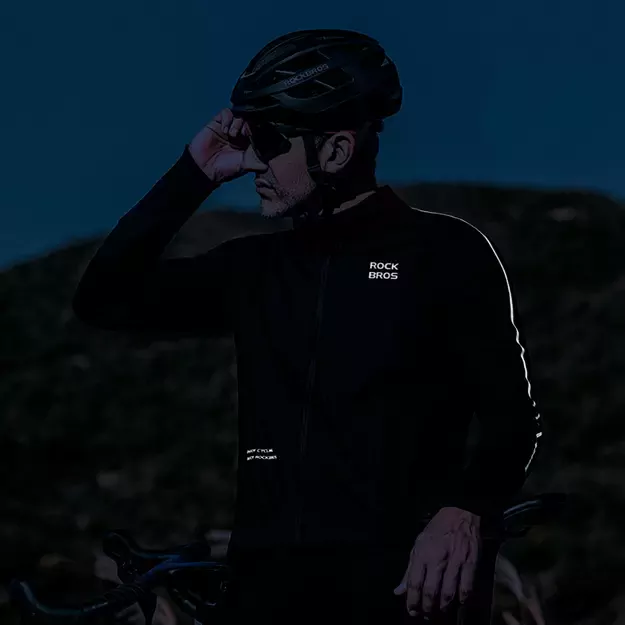 Rockbros 15400002005 long sleeve cycling jersey autumn/winter XXL - black 6
