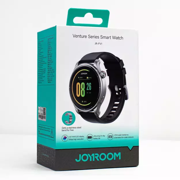 Joyroom Venture Series JR-FV1 Smartwatch with Call Answering Option - Gray 9