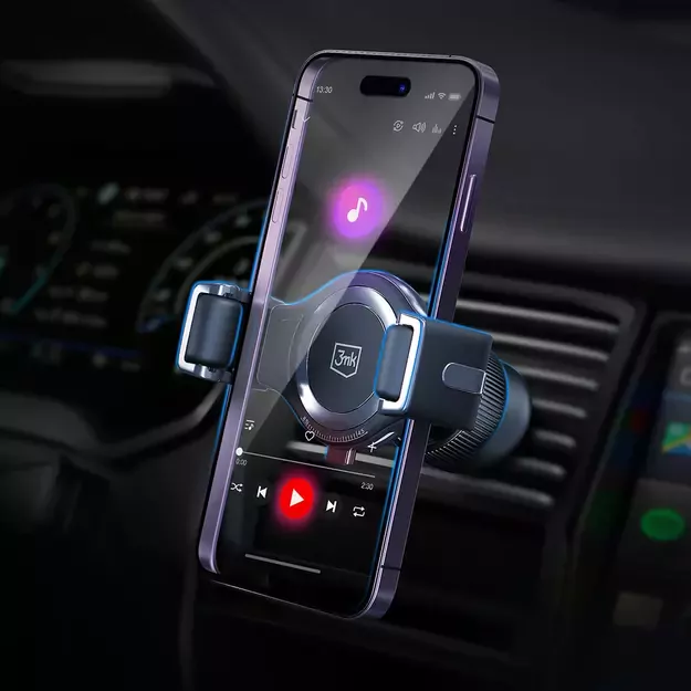 3mk Memo Hug car phone holder for air vent - black 8