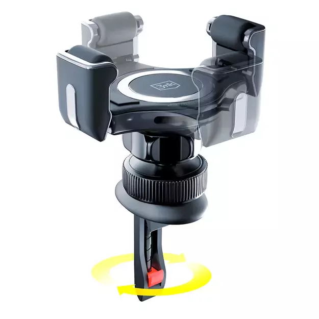 3mk Memo Hug car phone holder for air vent - black 3