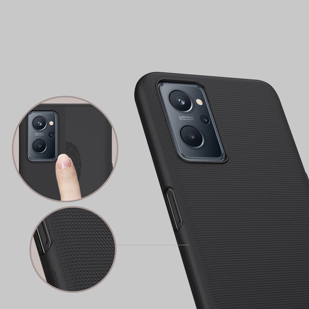 Nillkin Super Frosted Shield reinforced case cover for Realme 9i black 23