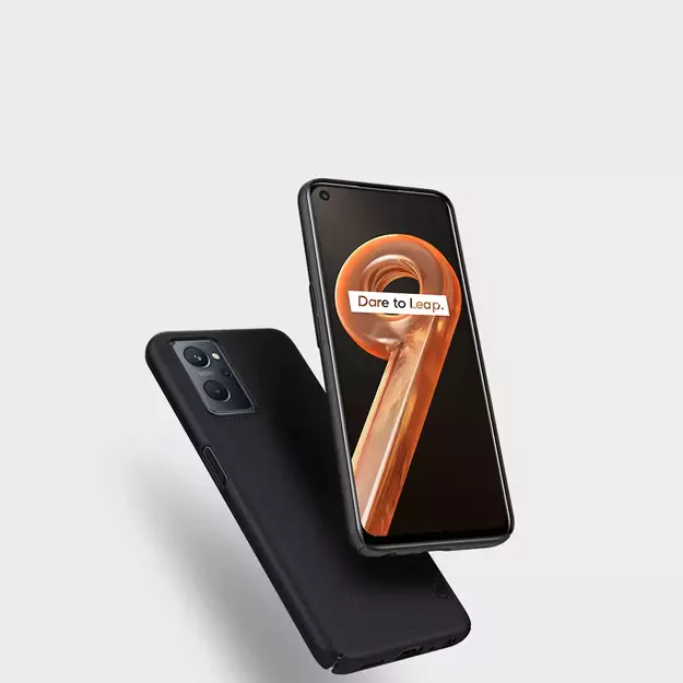 Nillkin Super Frosted Shield reinforced case cover for Realme 9i black 3
