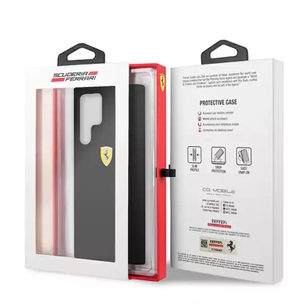Ferrari FESSIHCS22LBK S22 Ultra S908 black/black hardcase On Track Silicone 7
