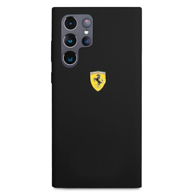Ferrari FESSIHCS22LBK S22 Ultra S908 black/black hardcase On Track Silicone 9