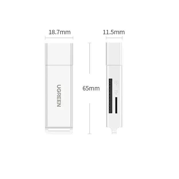 Ugreen Portable TF/SD Card Reader for USB 3.0 Black (CM104) 19