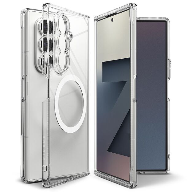 Ringke Fusion Magnetic MagSafe Case for Samsung Galaxy Z Fold 7 - Clear