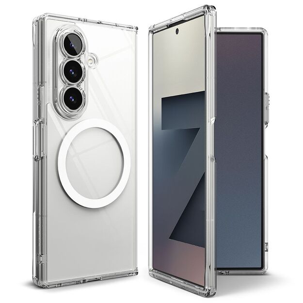Ringke Fusion Magnetic MagSafe Case for Samsung Galaxy Z Fold 7 - Clear 3
