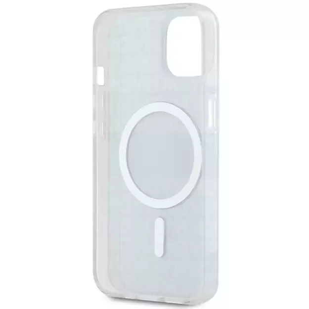 DKNY IML Mono &amp  Stripe MagSafe Case for iPhone 15 Plus / 14 Plus - Black 13