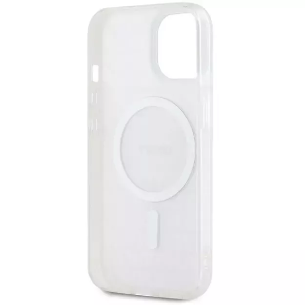 DKNY IML Mono &amp  Stripe MagSafe case for iPhone 15 / 14 / 13 - pink 13