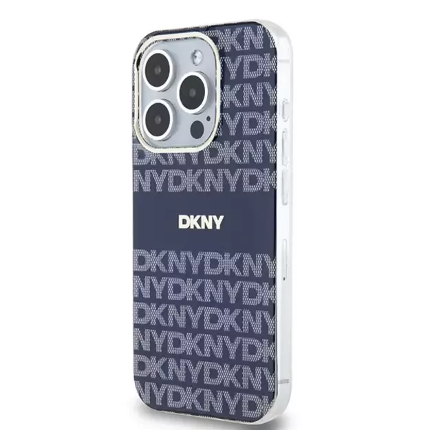 DKNY IML Mono &amp  Stripe MagSafe case for iPhone 15 Pro Max - blue 8