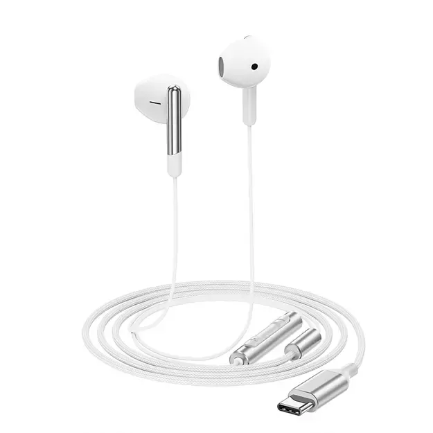 Acefast L3 Wired USB-C Headphones with Microphone - White 9