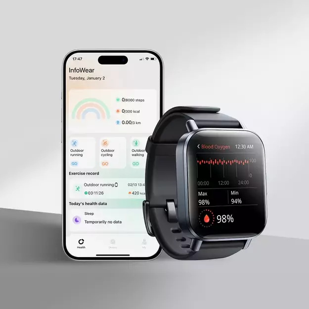 Joyroom Fit-Life JR-FT3S smartwatch with call answering function - gray 29