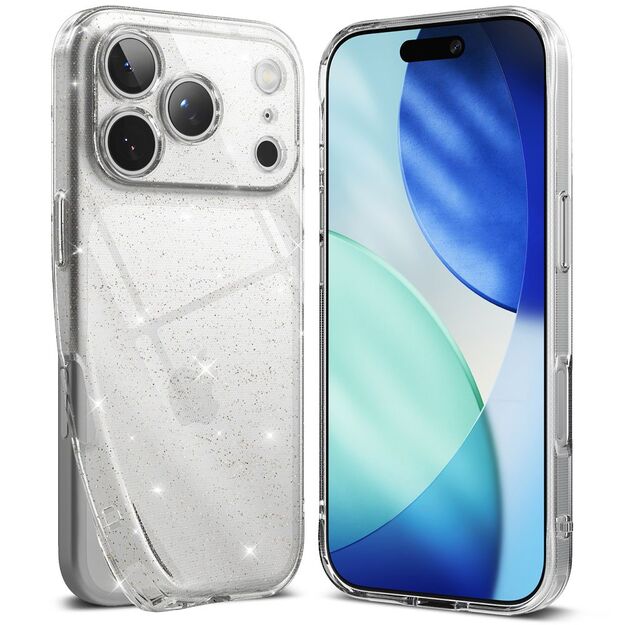 Ringke Air Case for iPhone 17 Pro - Clear and Glitter 1