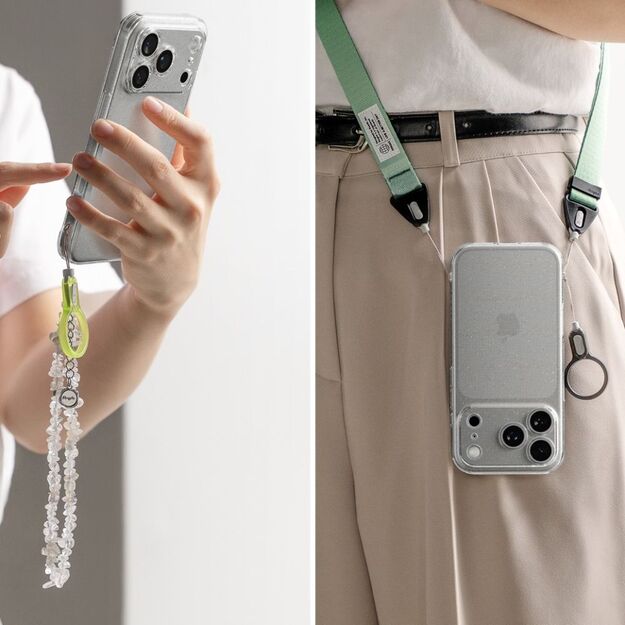 Ringke Air Case for iPhone 17 Pro - Clear and Glitter 6