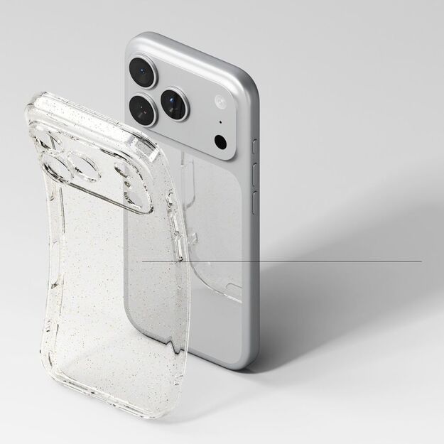 Ringke Air Case for iPhone 17 Pro - Clear and Glitter 3