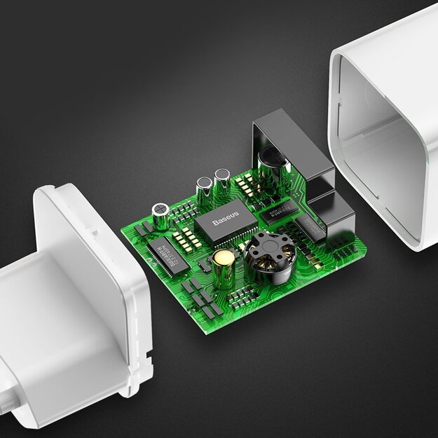 Baseus Charging Quick Charger CCALL-BX02 USB-A 24W QC 3.0 Network Charger - White 9