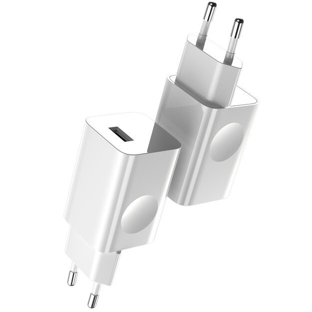 Baseus Charging Quick Charger CCALL-BX02 USB-A 24W QC 3.0 Network Charger - White 1