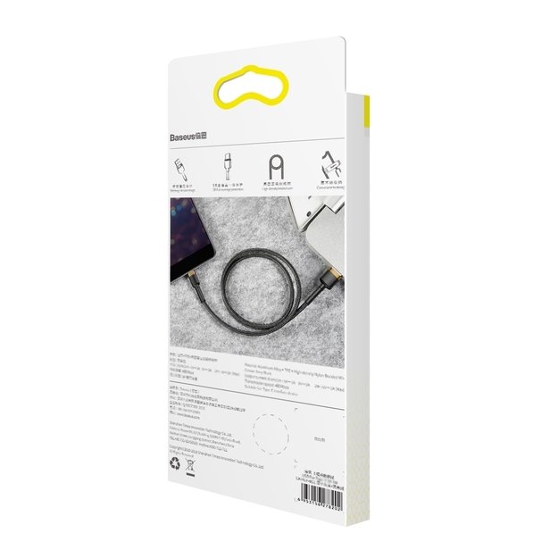 Baseus Cafule USB-A / Lightning 1.5A QC 3.0 cable 2 m - black and gold 9