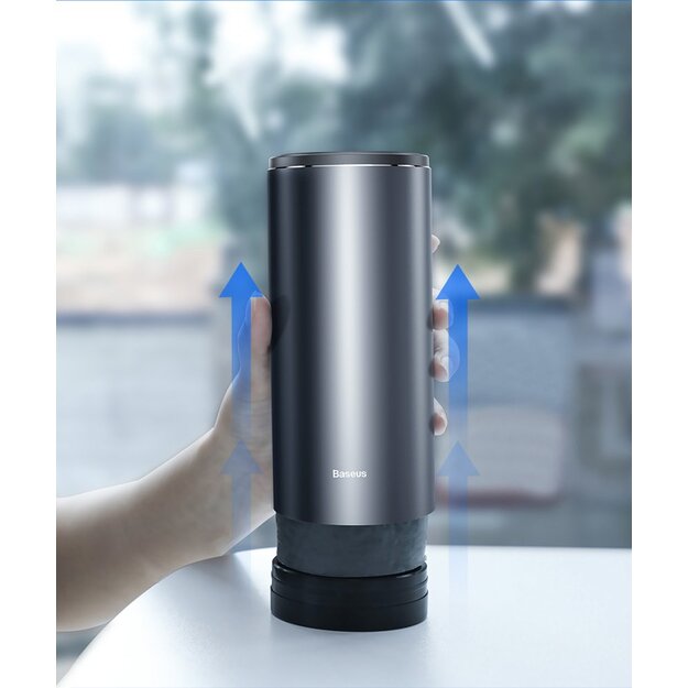 Baseus Mini Car Waste Bin with Lid Black (CRLJT-01) 17