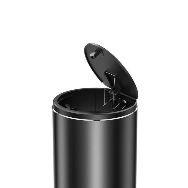 Baseus Mini Car Waste Bin with Lid Black (CRLJT-01) 5