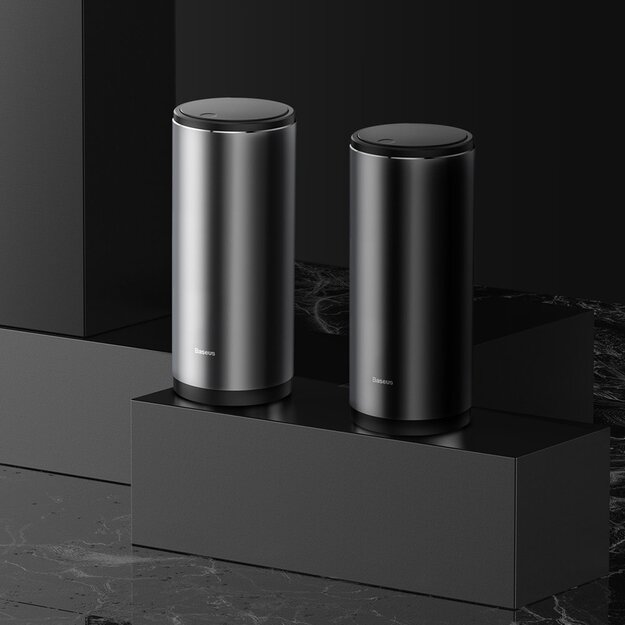 Baseus Mini Car Waste Bin with Lid Black (CRLJT-01) 7