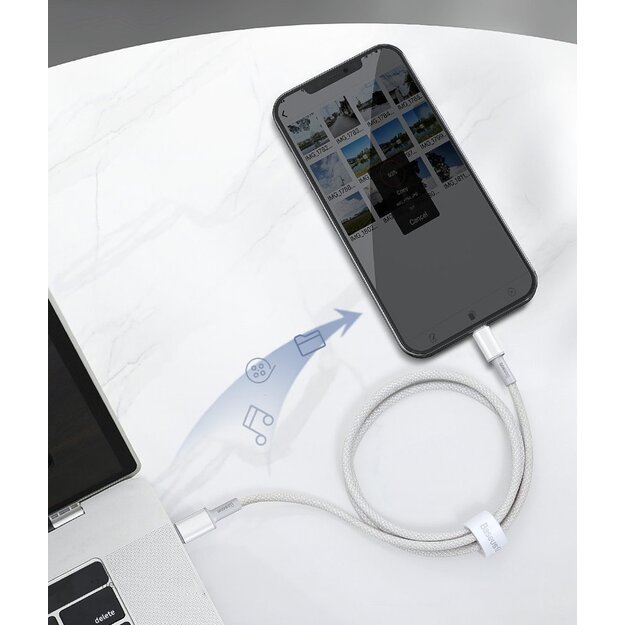 Baseus CATLGD-A01 Lightning - USB-C PD 20W 480Mb/s 2m cable - black 2