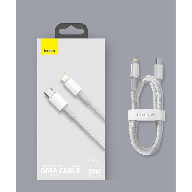 Baseus CATLGD-A01 Lightning - USB-C PD 20W 480Mb/s 2m cable - black 21