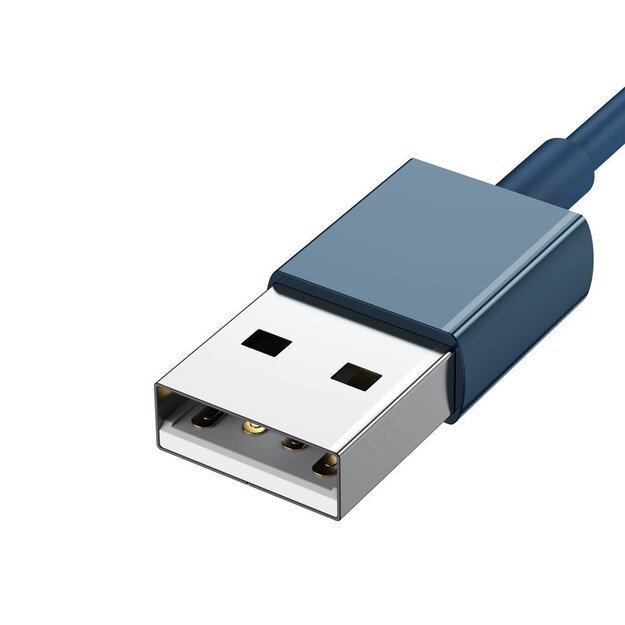 Baseus Superior 3in1 USB cable - Lightning / USB Type C / micro USB 3.5 A 1.5 m blue (CAMLTYS-03) 11