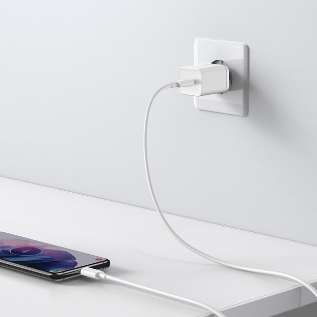 Baseus Super Si 1C fast wall charger USB Type C 25W Power Delivery Quick Charge white (CCSP020102) 8