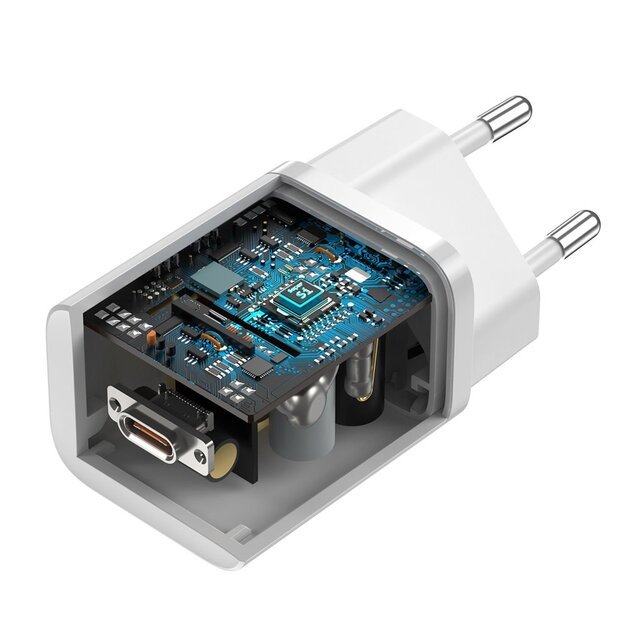 Baseus Super Si 1C fast wall charger USB Type C 25W Power Delivery Quick Charge white (CCSP020102) 2