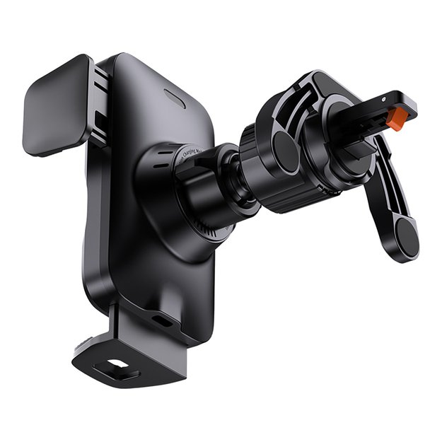 Baseus Wisdom Inductive Charger Car Phone Holder for Grille Black (CGZX000001) 3