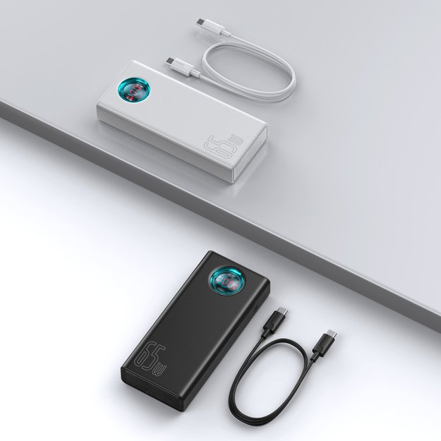 Baseus Amblight powerbank 65W 30000mAh Overseas Edition white (PPLG000102) 7