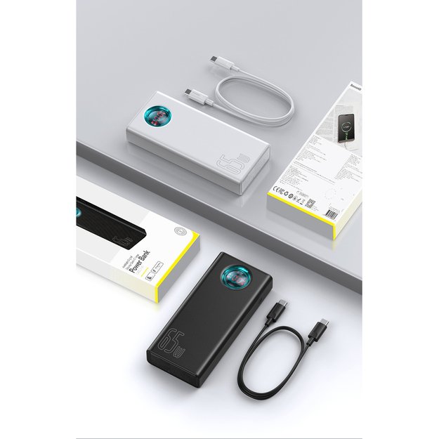 Baseus Amblight powerbank 65W 30000mAh Overseas Edition white (PPLG000102) 18