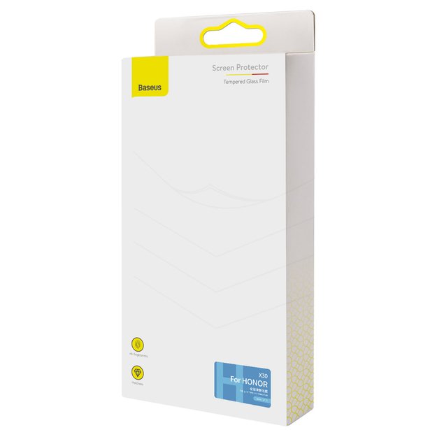 Baseus tempered glass HONOR X30 0.3mm clear (2pcs)(SGBL024302) 4