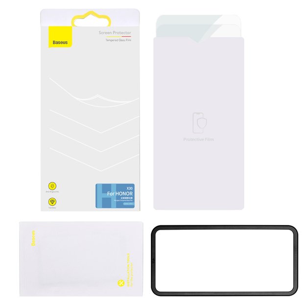 Baseus tempered glass HONOR X30 0.3mm clear (2pcs)(SGBL024302) 6