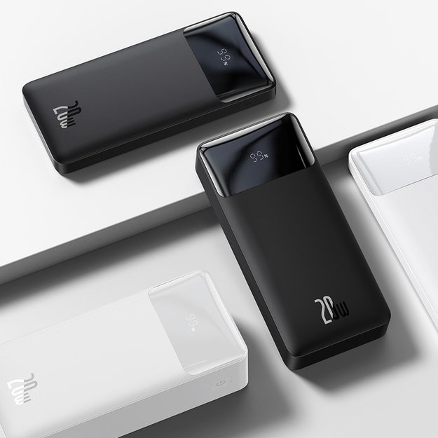 Baseus Bipow Fast Charging Power Bank 10000mAh 20W Black (Overseas Edition) + USB-A - Micro USB 0.25m Black Cable (PPBD050301) 15